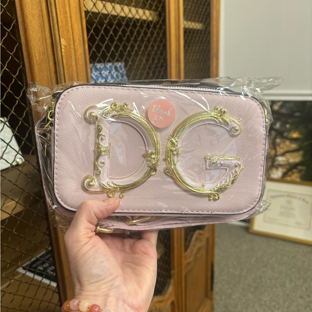⭐️⭐️Pink DG inspired Crossbody Bag with Gold Accents